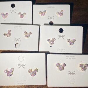 Disney Style Mickey Mouse Stud Earrings.
